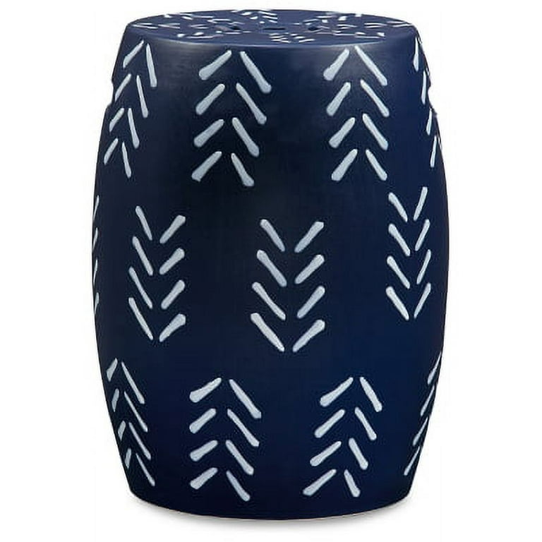 Genemore Stool - Navy/White Genemore Stool - Navy/White