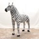 thumbnail image 3 of Cebra de pie bonita y grande de 90 cm, animales de peluche simulados animados, modelo para montar, muñeco de peluche decorativo para niños, juguete de regalo para niños, 30 cm, negro, 30 cm, negro, 3 of 5