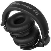Pioneer DJ HDJ-CUE1BT Black Wireless Bluetooth Headphones with Pink Ear Pad Accessories Package
