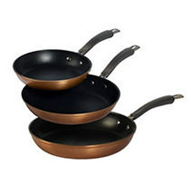 3 Piece Copper Fry Pan Set