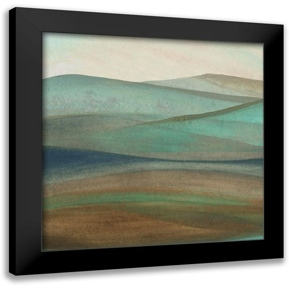 Watts, Eva 12x12 Black Modern Framed Museum Art Print Titled - Mountainscape II