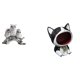 thumbnail image 1 of Figuras de búho, estatua de animal de resina, miniatura de escritorio, gato, llavero, adorno decorativo único, adecuado para sala de estar, dormitorio, 1 of 8