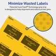 thumbnail image 5 of Avery Printable Square Labels, Bright Yellow, 2" x 2", 480ct, 5 of 11