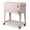 Pink, variant on 80 QT Rectangular Rolling Cooler Cart with Wheels, Portable Ice Chest with Bottle Opener and Storage Shelf, Outdoor Beverage Cart Ice Chest Cart for Patio Party, Picnic, BBQ, Camping, Red &White