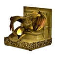 thumbnail image 3 of The Bradford Exchange Game of Thrones Viserion Bookend Light-Up Hand-Painted Dragon Sculpture Collectible Depicting Daenerys Targaryen’s Guardian Dragon Issue #1 5-inches, 3 of 7