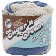 SPINRITE Lily Sugar'n Cream Yarn - Scrub Off-Denim