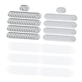 thumbnail image 2 of 50 Juegos de Botones Vacíos para Hacer Regalos, Cubiertas de Metal, Películas Transparentes, Piezas de Botones Redondos para Manualidades., 2 of 9