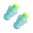 thumbnail image 4 of Miangastore Bouchons d'Oreilles DJ Bleus pour Protection Auditive en Silicone Réutilisables et Lavables 1 Paire, 4 of 8