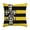 Style C, variant on Happy Bee Throw Pillow Covers, 18 x 18 Inch Honey and Bee Summer Cushion Case Decoration for Sofa Couch Set of 4