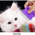 thumbnail image 5 of 3Pcs Flea Comb Cat Dog Pat Comb Flea Comb Remover with Handle Flea Removal Grooming Comb Stain Remover Combs for Long Hair Dogs and Cats（Random Color), 5 of 5