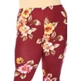 thumbnail image 5 of Women's Plus Size High Waisted Palazzo Pants Soft Stretch Print and Solid Flare Leggings, 5 of 5