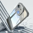 thumbnail image 2 of ELEHOLD for iPhone 14 Case,Camera Lens Protector Crystal Clear Non-Yellowing Shockproof Anti-Scratch Transparent Hard Back Slim Fit Case for iPhone 14,Gray, 2 of 6