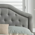 thumbnail image 4 of Noble House Axel Upholstered Full/Queen Headboard,Light Gray, 4 of 5