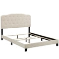 thumbnail image 2 of Modway Amelia King Upholstered Polyester Fabric Bed in Beige Finish, 2 of 6