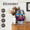 thumbnail image 3 of JAGASY Lavender Grass Dad Urn for Ashes - Set of 4 Small Funeral Urns for Human Ashes 3 Inch Keepsake - Adult 10 Inch Sunrise Urn for Adult Mother Remains - Mini Combo Urns for Families, 3 of 7