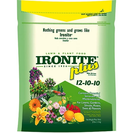 Ironite Plus Lawn and Plant Food 12-10-10 3 lb.