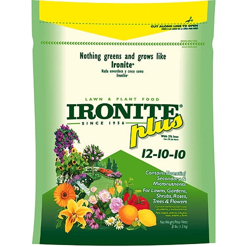Ironite Plus Lawn and Plant Food 12-10-10 3 lb. - Walmart.com - Walmart.com