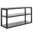 thumbnail image 4 of SAFAVIEH Omara Modern Style 3 Tier Console Table, Black (53.4 in. W x 16.9 in. D x 30.2 in. H), 4 of 9