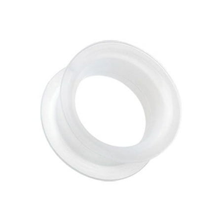 

Ultra Thin Flexible Silicone Ear Skin Double Flared Tunnel Plug