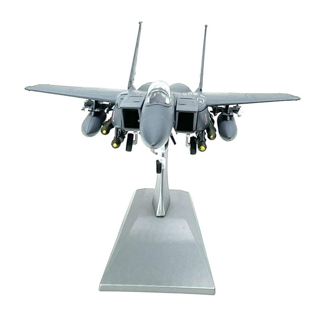 1/100 F 15E, modelo de avión de , avión coleccionable en miniatura con soporte, modelo de juguete de para oficina, hogar, reg Sunnimix Juguetes de aviones