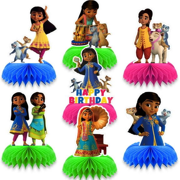 Mira Royal Detective Centerpieces Honeycomb Table Toppers Decorations for Photo Props Birthday Party Decor Supplies