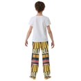 thumbnail image 4 of FORMRS Kids Pajama Pants with Pockets Size 6-8Y Boys Lounge Sleep Bottoms, Red UFO, 4 of 8
