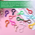 thumbnail image 4 of Uxcell 150 Pcs Broches de Langosta de Plástico Clips de Lanyard Ganchos Negros, 4 of 6