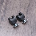 thumbnail image 1 of SHOWERORO 2 Pcs Roues Pivotantes Robustes Noires PP pour Chariot de Courses et Meubles, 1 of 5