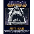 thumbnail image 2 of Men's Jaws Blue and Yellow Poster  Graphic T-Shirt, 2 of 5