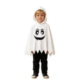 thumbnail image 3 of Gunia Kids Ghost Hooded Cape For Boys Girls 2 Piece Halloween Costumes Cloak Cute Party Dress Up Outfits Poncho, 3 of 9