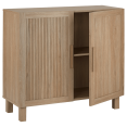 thumbnail image 3 of Bouclair Taupe Naturel Wood Buffet, 3 of 4