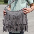 thumbnail image 6 of SENIKEI Fringe Crossbody Shoulder Bag Tassel Messenger Bag Fashionable Western Fringe Purse, 6 of 6