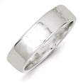 thumbnail image 2 of 925 Sterling Silver 6mm Size 7 Wedding Band Ring Classic Flat, 2 of 7