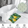 thumbnail image 3 of Pear Polyester Non-Slip Machine Washable Bath Rug Indoor Rug Door Carpet, 3 of 6