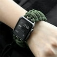 thumbnail image 6 of LEIXIUER Nylon Rope Sport Watch Strap Compatible with Apple Watch Bands 44mm 42mm 45mm 49mm 41mm 40mm 38mm Survival Outdoor Wristband Compatible with Apple Watch Series 6 5 7 SE 8 4 Ultra, 6 of 9