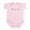 Petal Pink, variant on CafePress - Faith + IVF = Me! Infant Bodysuit - Baby Light Bodysuit, Size Newborn - 24 Months