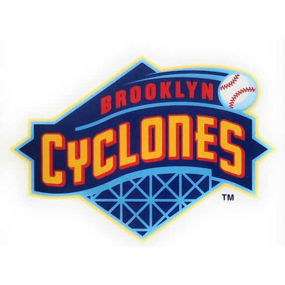 Brooklyn Cyclones 3 Inch Flat Static Cling Decal