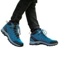 thumbnail image 3 of Durtebeua Men's Waterproof Hiking Boots Outdoor Mid Trekking Backpacking Mountaineering Shoes Dark Blue,10, 3 of 5