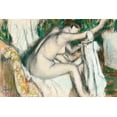 thumbnail image 2 of Degas, Edgar 32x23 Black Ornate Wood Framed with Double Matting Museum Art Print Titled - Woman Drying Her Arm, 2 of 4