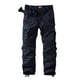 thumbnail image 3 of Pantalones Cargo Match para Hombre Corte Recto Negro Grisáceo, 3 of 6
