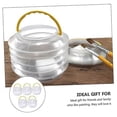 thumbnail image 3 of 5 Pack Folding Pencil Holder Bath Tub Cleaner Beach Water Pail Collapsible Bucket Paint Brush Wash Bucket, 3 of 5