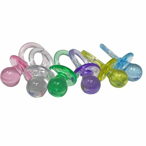 2208 Pk30 1-Inch Color Pacifiers Foot Talon Craft Part Bird Toy