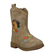 DreamWorks Spirit Toddler Girl Casual Western Cowboy Boot, Sizes 7-12