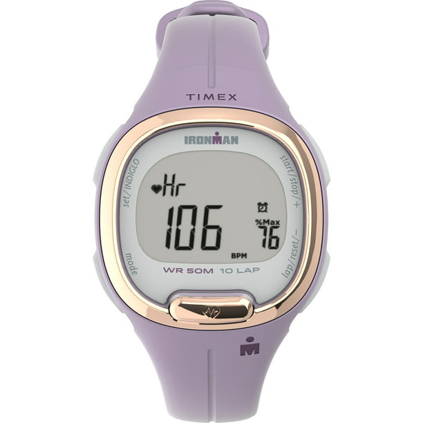 TIMEX Women's IRONMAN Transit+ Purple/Rose Gold 33mm Sport Watch, Activity  Tracking & Heart Rate 