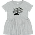 thumbnail image 3 of Inktastic Someone in Massachusetts Loves Me Girls Baby Dress, 3 of 5