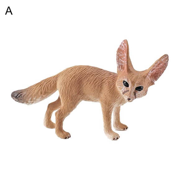 Miniature Animal Simulated Birthday Gift Pvc Desktop Decor Fennec Fox Maned Wolf Model For Children