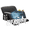 Black 25", variant on ABORON Stadium Seat for Bleachers, Reclining Back Support and Dual Cooling Fans, 21" Wide Padded Bleacher Seat, Portable Folding Stadium Chairs with Cup Holder and Pockets, Ready for Any Sport Events