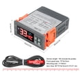 thumbnail image 3 of STC-3000 Microcomputer Temperature Controller 24V Digital Thermoregulator With NTC Probe Cool Heat Sensor, 3 of 8