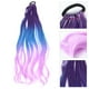 thumbnail image 3 of Extensión de cola de caballo de color, larga, lacia, de 27 pulgadas, trenza sintética, postizo, extensión de cola de caballo trenzada larga para niñas y mujeres, 3 of 7