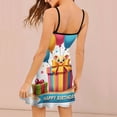thumbnail image 2 of Happy Birthday Gift Celebration Image Slip Dress Dresses For Woman Fairy Dress, 2 of 6